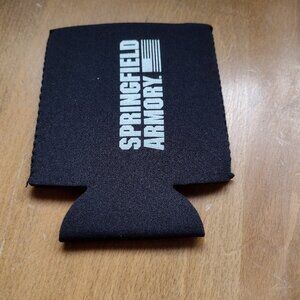 A "Springfield Armory" drink cozy